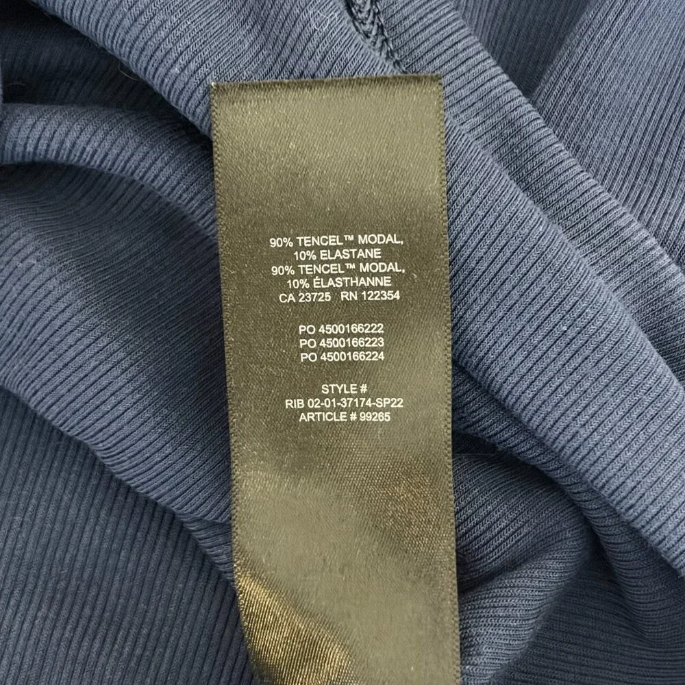 Aritzia Sunday Best Lula Top Shortsleeve in Admiral (Navy) - Picture 7 of 7